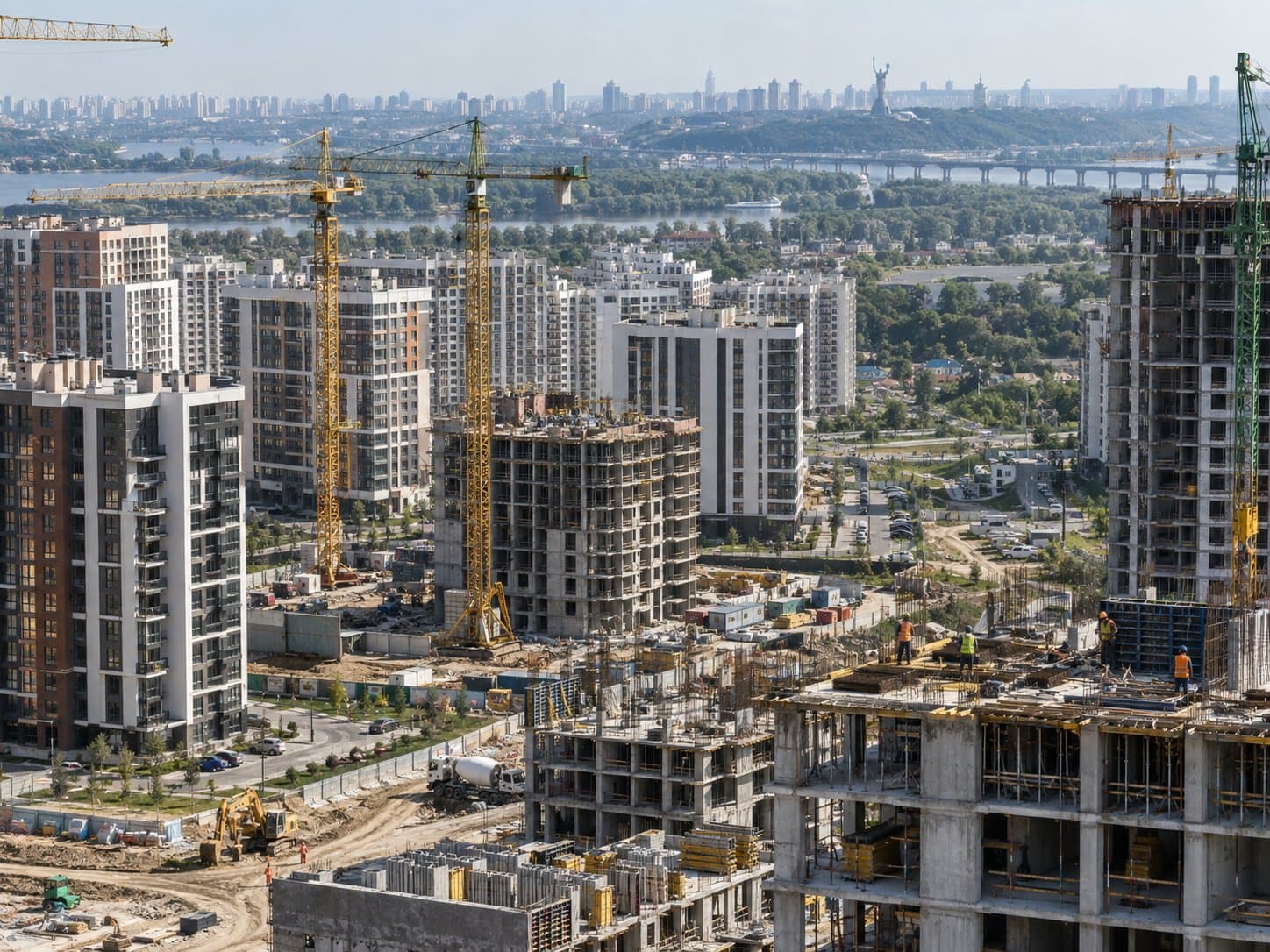 Київська область випередила Київ за обсягами нового житлового будівництва