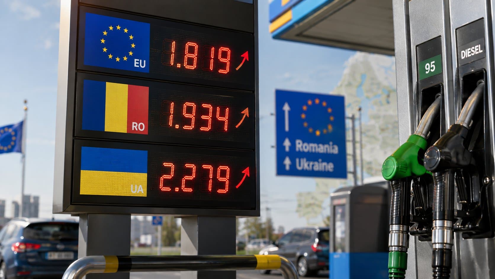 Найбільше в ЄС за зростання цін на автомобільне паливо - в Румунії, але в Україні воно ще сильніше