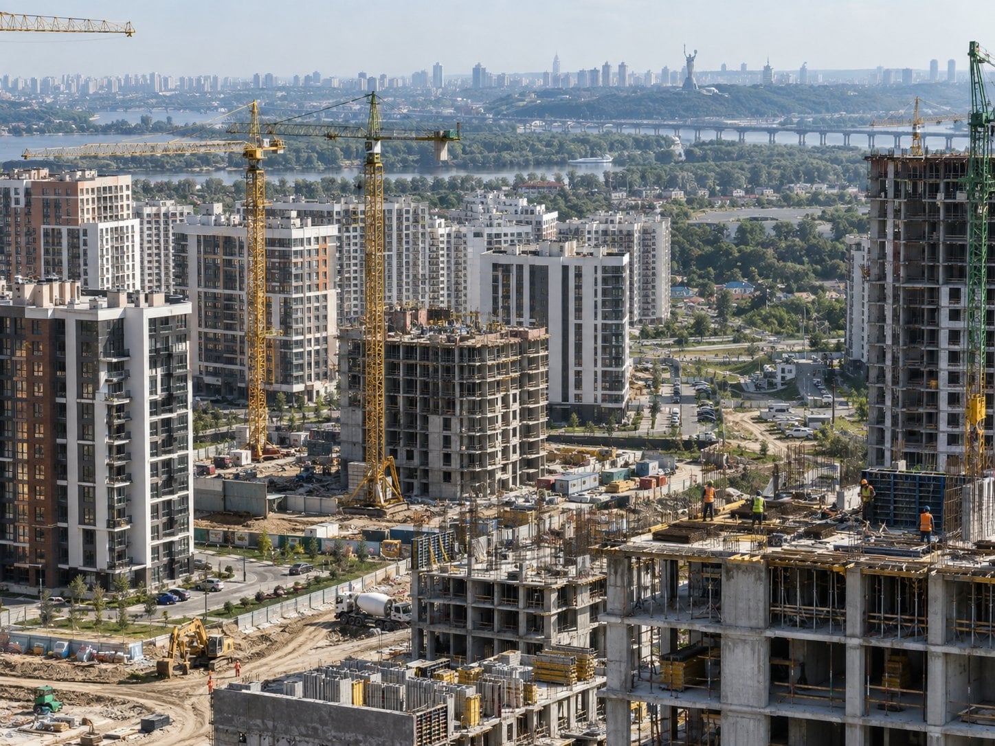 Київська область випередила Київ за обсягами нового житлового будівництва